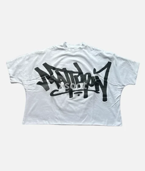 Buy Billionaire Studios Graffiti Tee - Authentic White