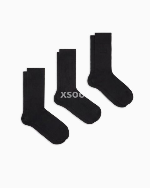 Buy ASV Jacquard Pattern Socks 3-Pack | Premium Knit Crew Socks for Everyday Streetwear Style