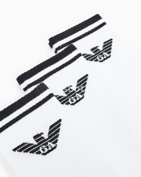 Buy ASV Eagle Logo Terrycloth Socks 3-Pack | Premium Cushioned Crew Socks for Streetwear & Everyday Comfort