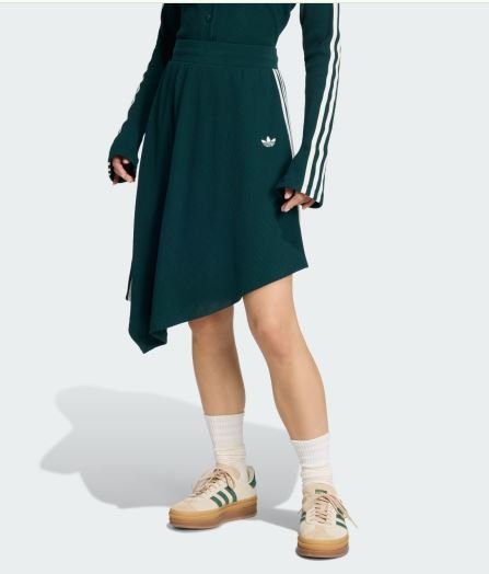 Buy Authentic Adidas Originals Waffle Asymmetric Skirt Online | Women's Retro-Inspired Streetwear Skirt