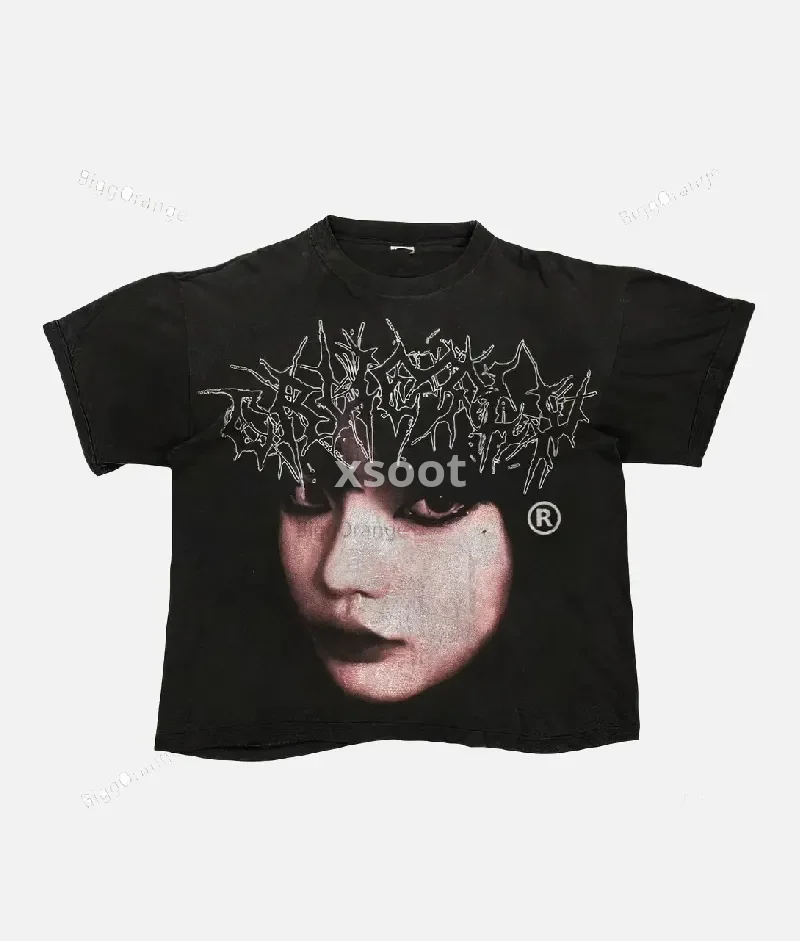 Buy Billionaire Studios Cute Girl Face Tee - Authentic Black