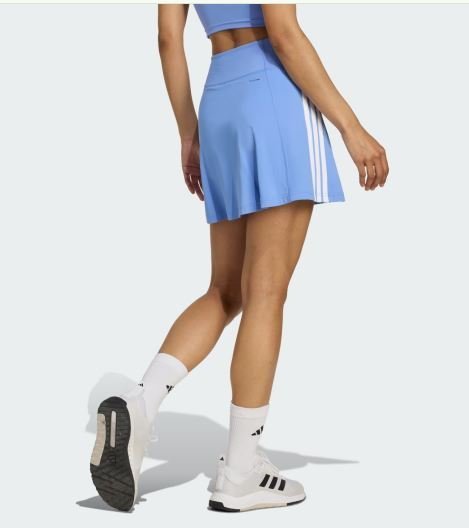 Buy Authentic Train Essentials 3-Stripes Workout Skort Online | Women's Performance Activewear Skirt with Built-In Shorts