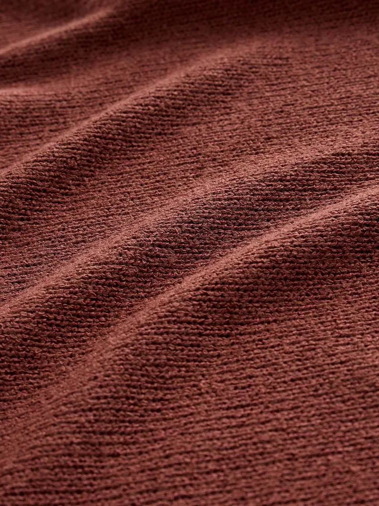 Buy Chocolate Brown Slouch Sheerknit Drape Top | Elegant Women's Lightweight Knit Blouse