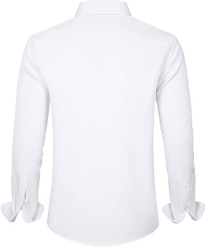 Buy Authentic Men's White Long Sleeve Dress Shirt Online