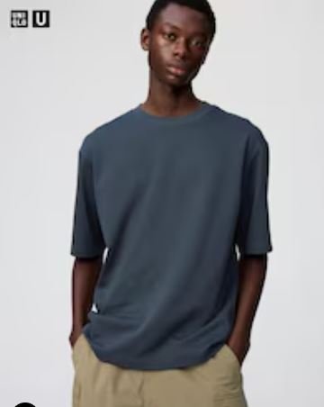 Buy Uniqlo AIRism Cotton Oversized T-Shirt US Collection Online