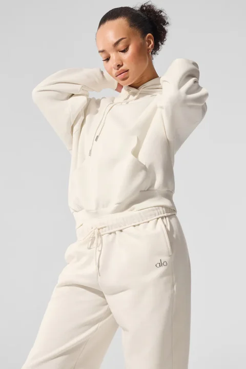 Buy Alo Yoga Accolade Hoodie Online | Premium Unisex Campus Lounge Pullover