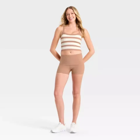Buy JoyLab Seamless Cropped Support Tank | Women's Seamless Activewear Tank Top for Yoga Gym and Everyday Comfort
