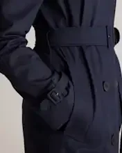 Buy Quince Mac Coat | Timeless Minimalist Women's Trench Coat for Elegant Everyday Style