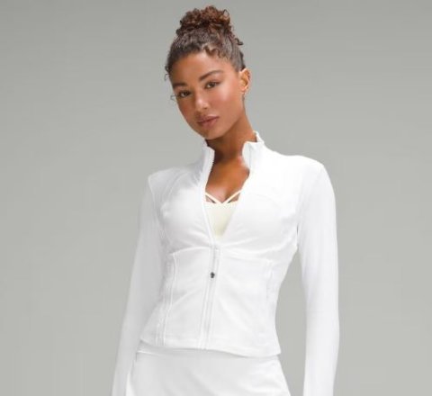 Buy Lululemon Cropped Define Jacket | Signature Athletic Fit Women's Performance Jacket