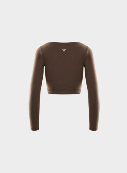 Buy Golden Butter Focal Wrap Blouse | Women's Long Sleeve Wrap Top for Elegant Everyday Style