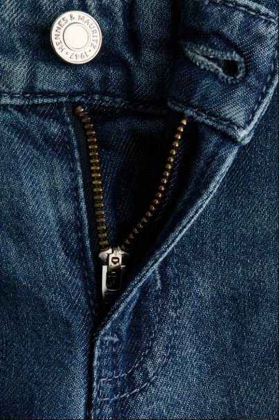 Buy H&M MAMA Wide Leg Maternity Jeans Denim Blue | Comfortable Low Waist Pregnancy Denim Pants