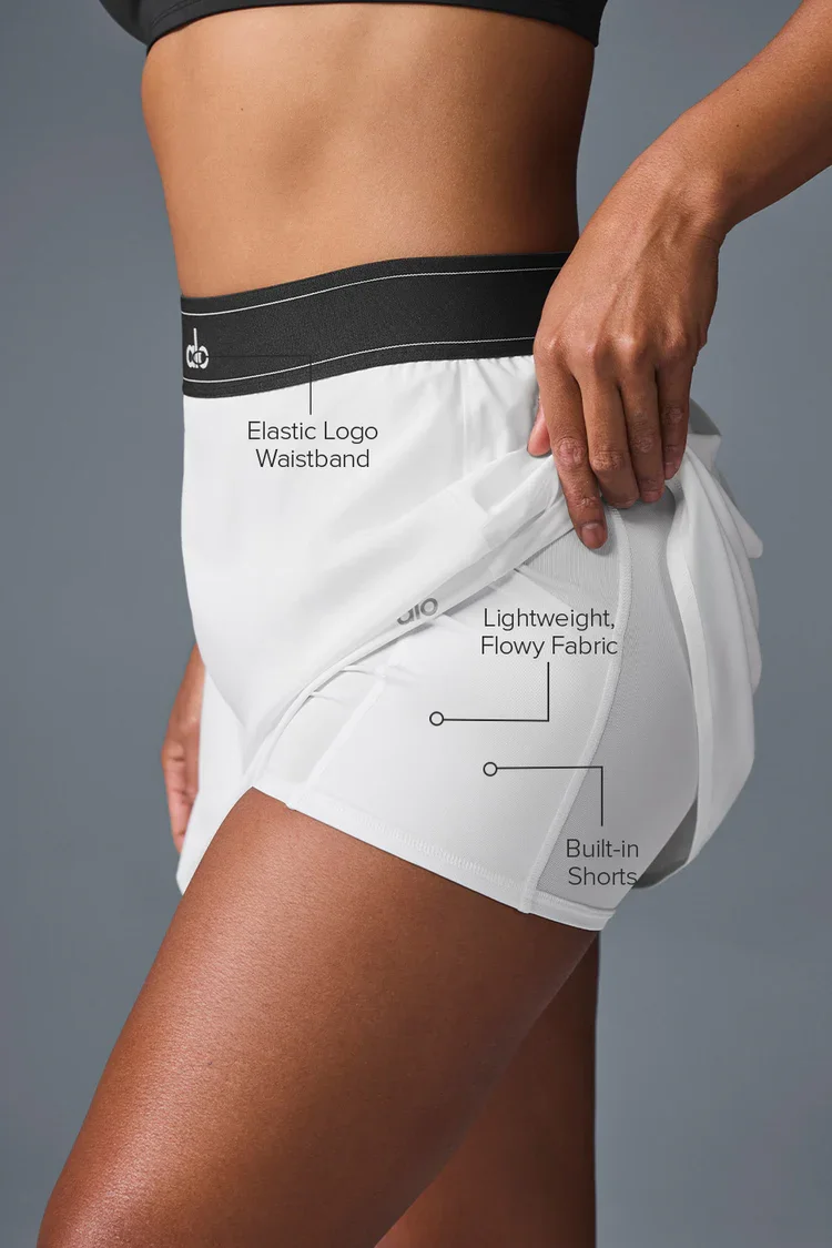 Buy Alo Yoga Match Point Tennis Skirt | Women's Athletic Tennis Skort for Performance and Everyday Activewear