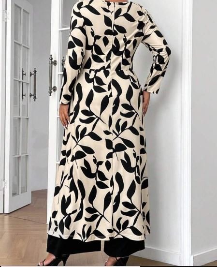 Buy SHEIN Plus Size Elegant 2-in-1 Jumpsuit | Minimalist Wide Leg One Piece Outfit for Women