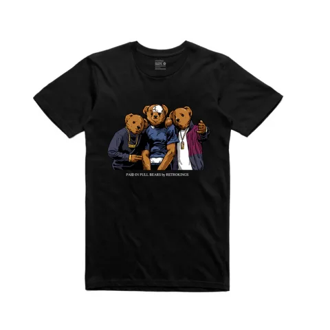 Buy Authentic Paid In Full Bears Graphic Tee Streetwear Online