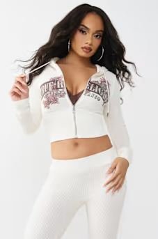 Buy Waffle Knit Contour Zip Up Hoodie Online | Premium Oversized Cozy Outfit