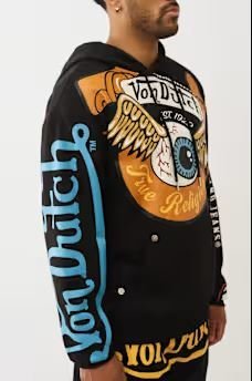 Buy True X Von Dutch Logo Hoodie Online | Premium Streetwear Pullover Hoodie