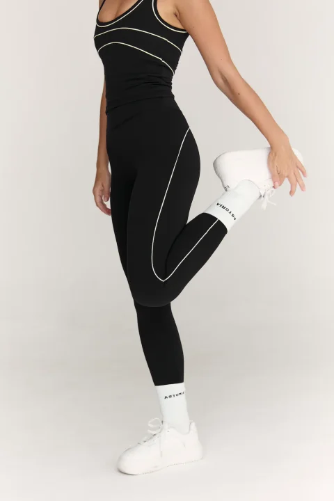 Buy Authentic Astoria Airvive Full Length Leggings Black Cream Online