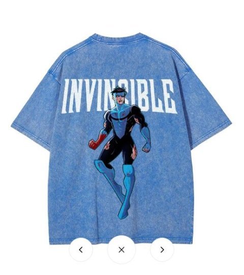 Buy Authentic Vintage Oversized T-Shirt Invincible Graphic Tee