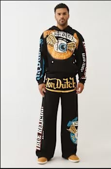 Buy True X Von Dutch Logo Hoodie Online | Premium Streetwear Pullover Hoodie