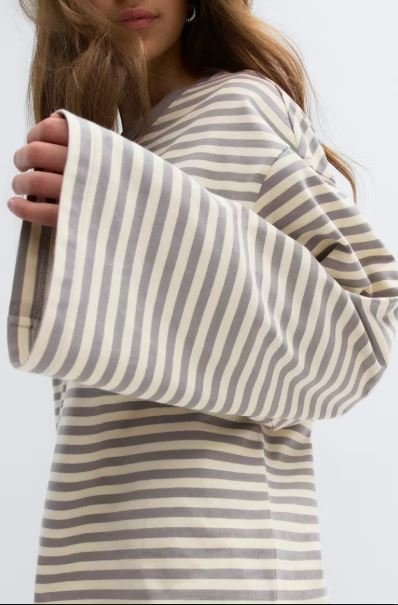 Buy Authentic Gina Tricot Stripe Long Sleeve Tee Online