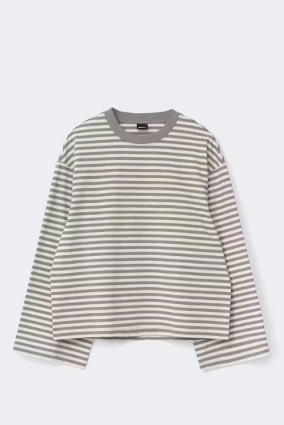 Buy Authentic Gina Tricot Stripe Long Sleeve Tee Online