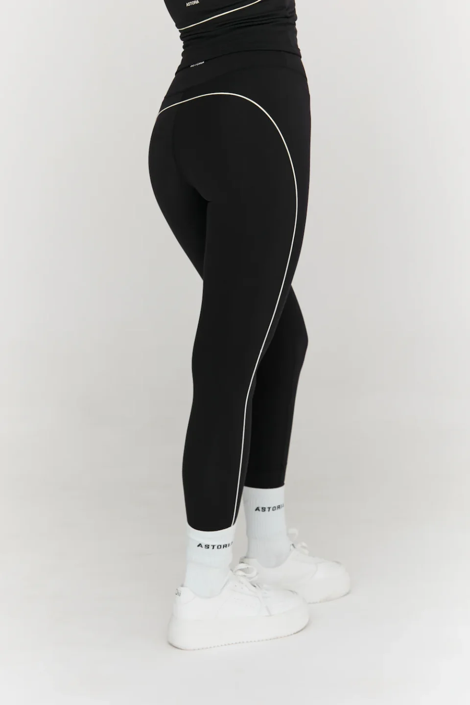 Buy Authentic Astoria Airvive Full Length Leggings Black Cream Online