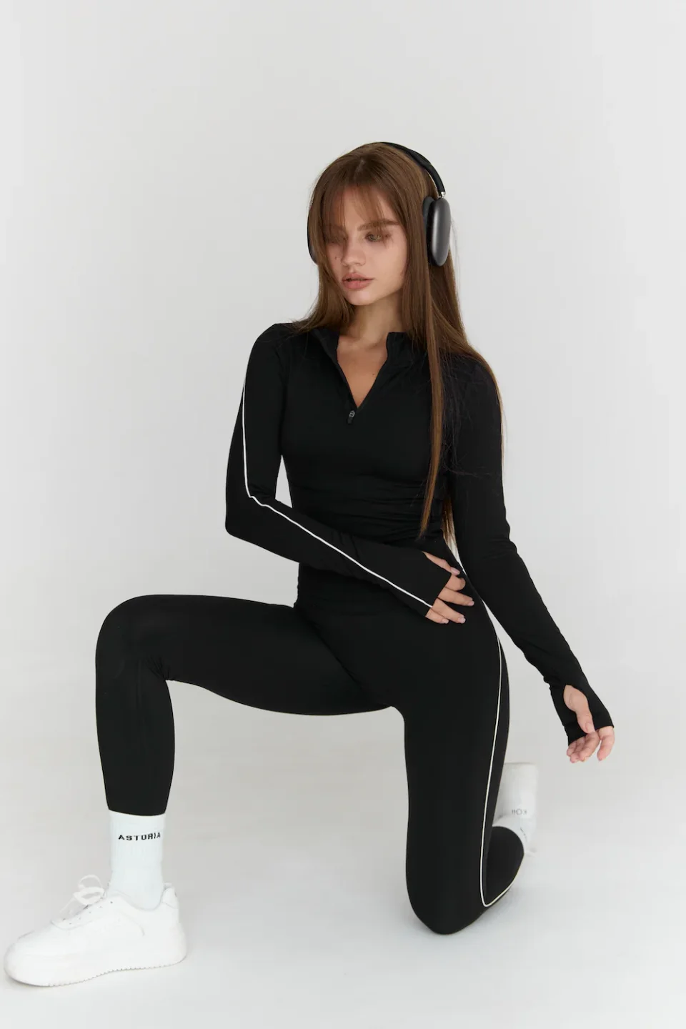Buy Authentic Astoria Airvive Full Length Leggings Black Cream Online