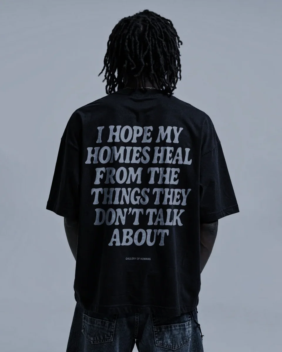 Buy "Healing the Homies" Heavyweight Tee | Premium Oversized Graphic T-Shirt for Streetwear and Everyday Comfort