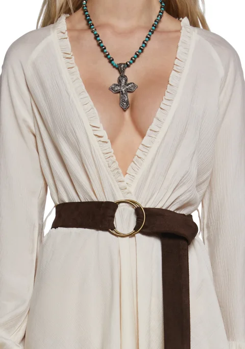 Buy Alana Frills Wrap Dress Online | Chic & Versatile Women's Ruffle Wrap Dress