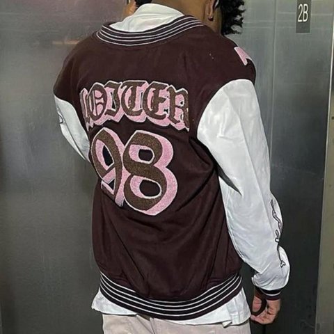 Buy Women’s Brown and White Streetwear Jacket Online | Trendy Oversized Casual Urban Fashion Jacket