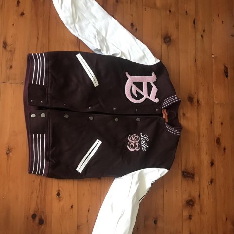 Buy Women’s Brown and White Streetwear Jacket Online | Trendy Oversized Casual Urban Fashion Jacket