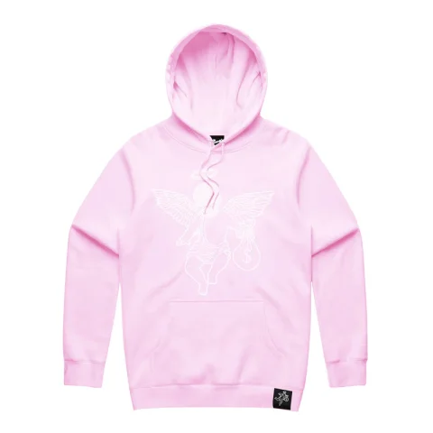 Buy Rhinestone Ski Mask Angel Hoodie Online | Heavyweight Streetwear Hoodie