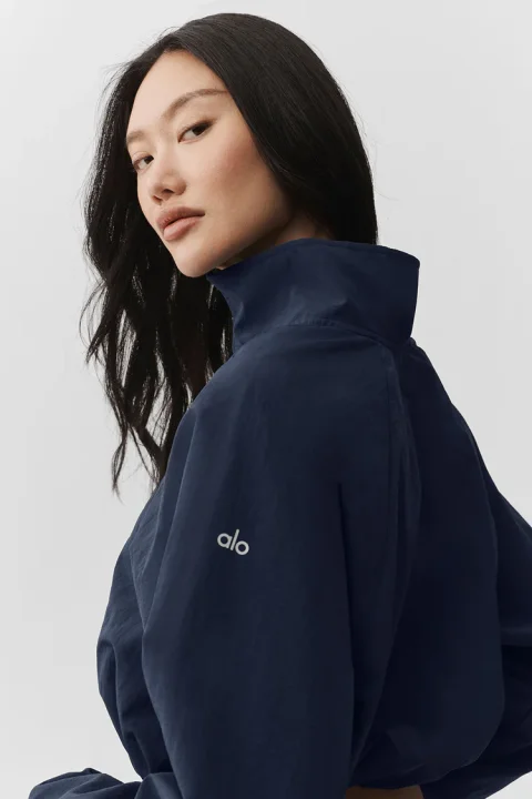 Buy Cropped 1/4 Zip Alumni Pullover | Modern Casual Layer