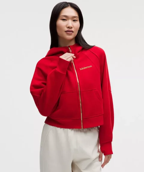 Buy Lunar New Year Scuba Oversized Full-Zip Hoodie Online | Limited Edition Premium Hoodie