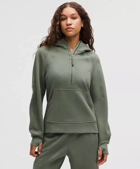 Buy Scuba Oversized Half-Zip Hoodie Long Online | Extended Length Oversized Hoodie