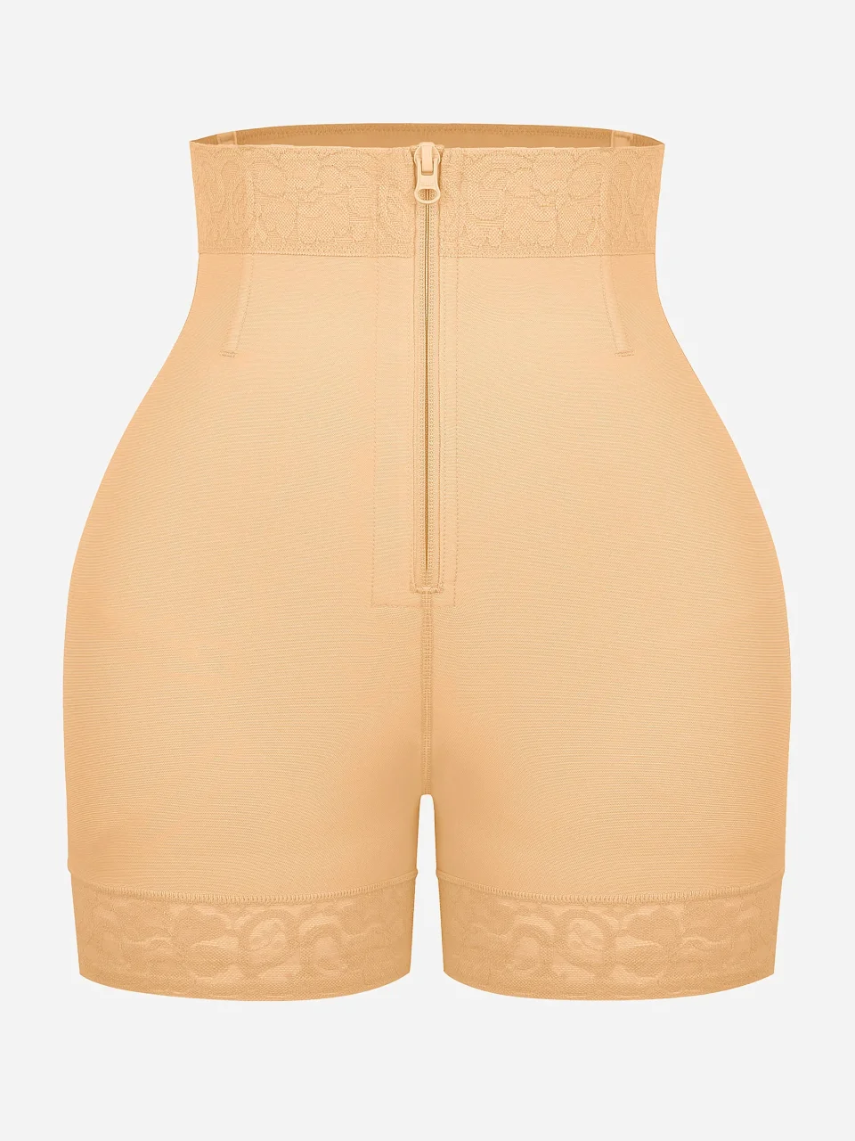 Buy Feelingirl Tummy Control Shaping Shorts Clasps Zipper Online