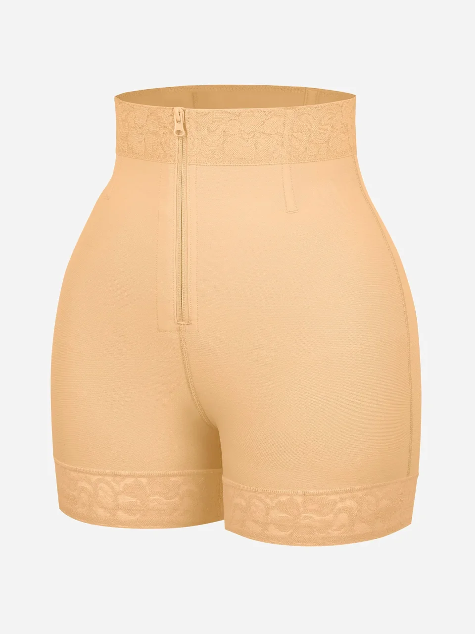 Buy Feelingirl Tummy Control Shaping Shorts Clasps Zipper Online