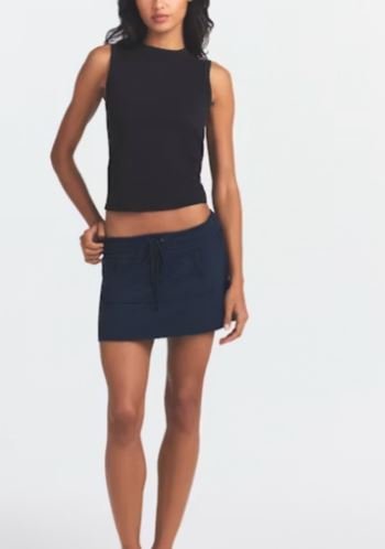 Buy Drapey French Terry Mini Skirt | Soft Casual Women's Athleisure Mini Skirt