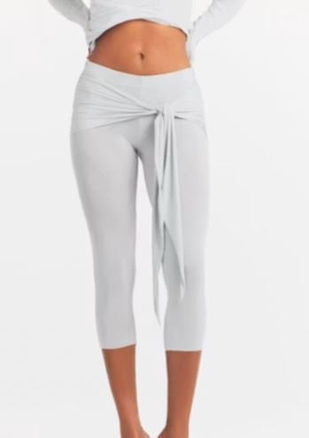 Buy Cupro Jersey Wrap Capri Pants | Premium Soft Stretch Cropped Lounge Pants for Everyday Comfort