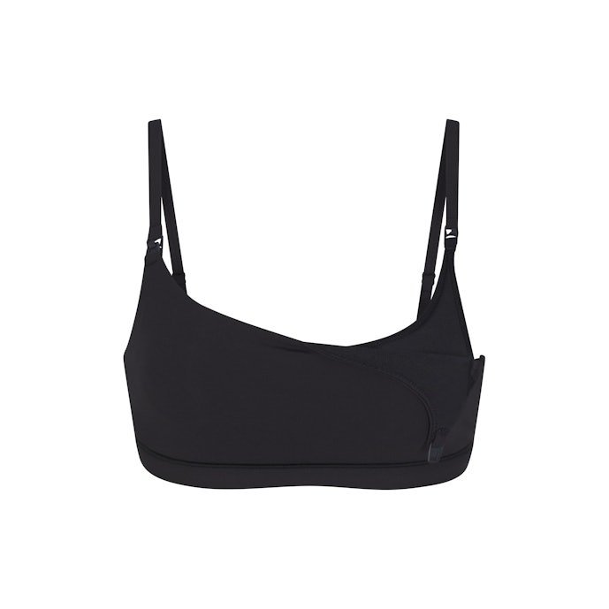 Buy Fits Everybody Maternity Pumping Scoop Bralette Onyx Online | Hands-Free Pumping & Nursing Bralette for Moms