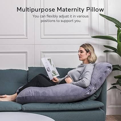 Buy Momcozy U Shaped Pregnancy Pillow Online | Full Body Maternity Pillow for Sleeping & Pregnancy Support